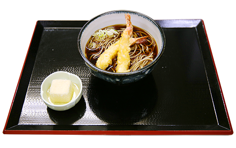 えび天そばの写真