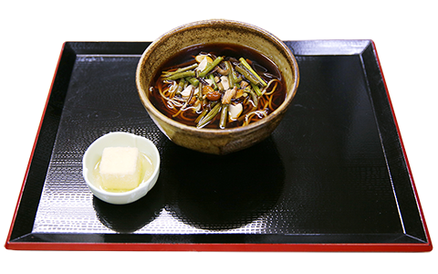 山菜そばの写真