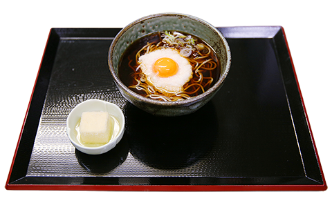 とろろ月見そばの写真