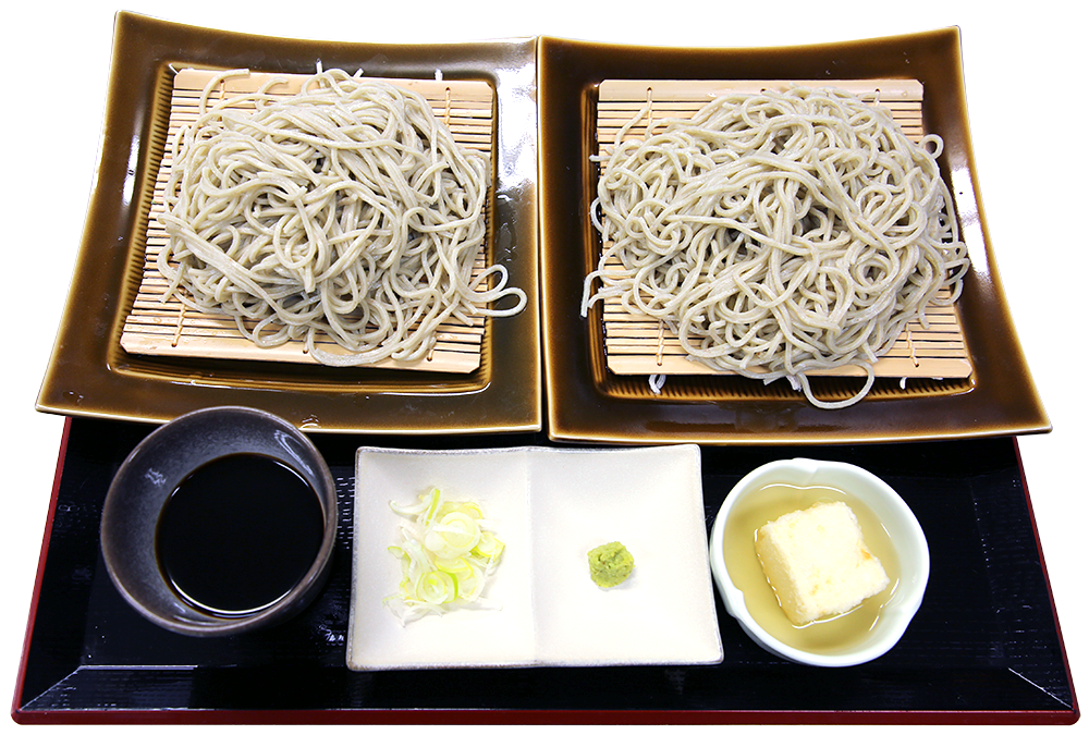 ざるそば大盛りの写真